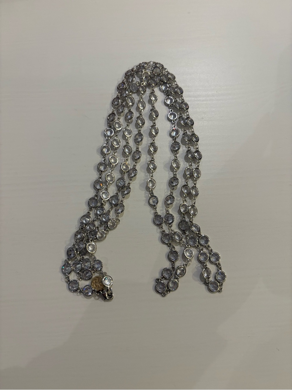 Karli Buxton Silver Crystal Necklace